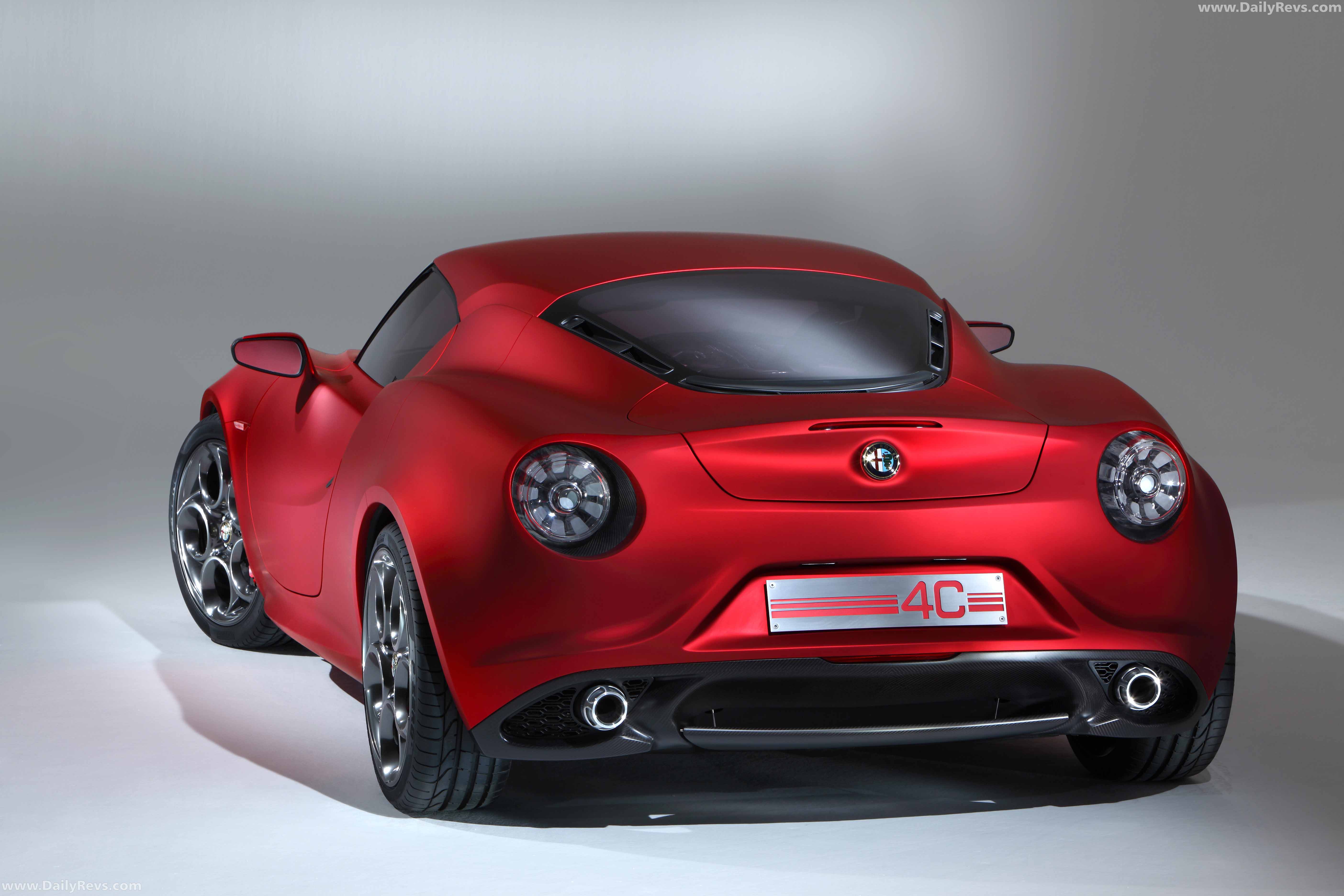 2011 Alfa Romeo 4C Concept - Stunning HD Photos, Videos, Specs